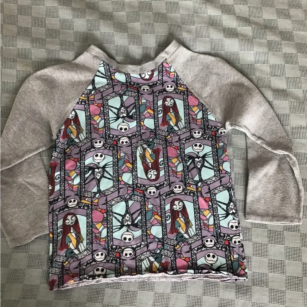 Nightmare Before Christmas Raglan kids sweatshirt